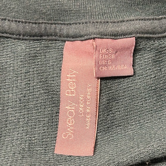 Sweaty Betty After Class Crop Sweatshirt in Glade Green Organic Cotton, Size S - Picture 13 of 13